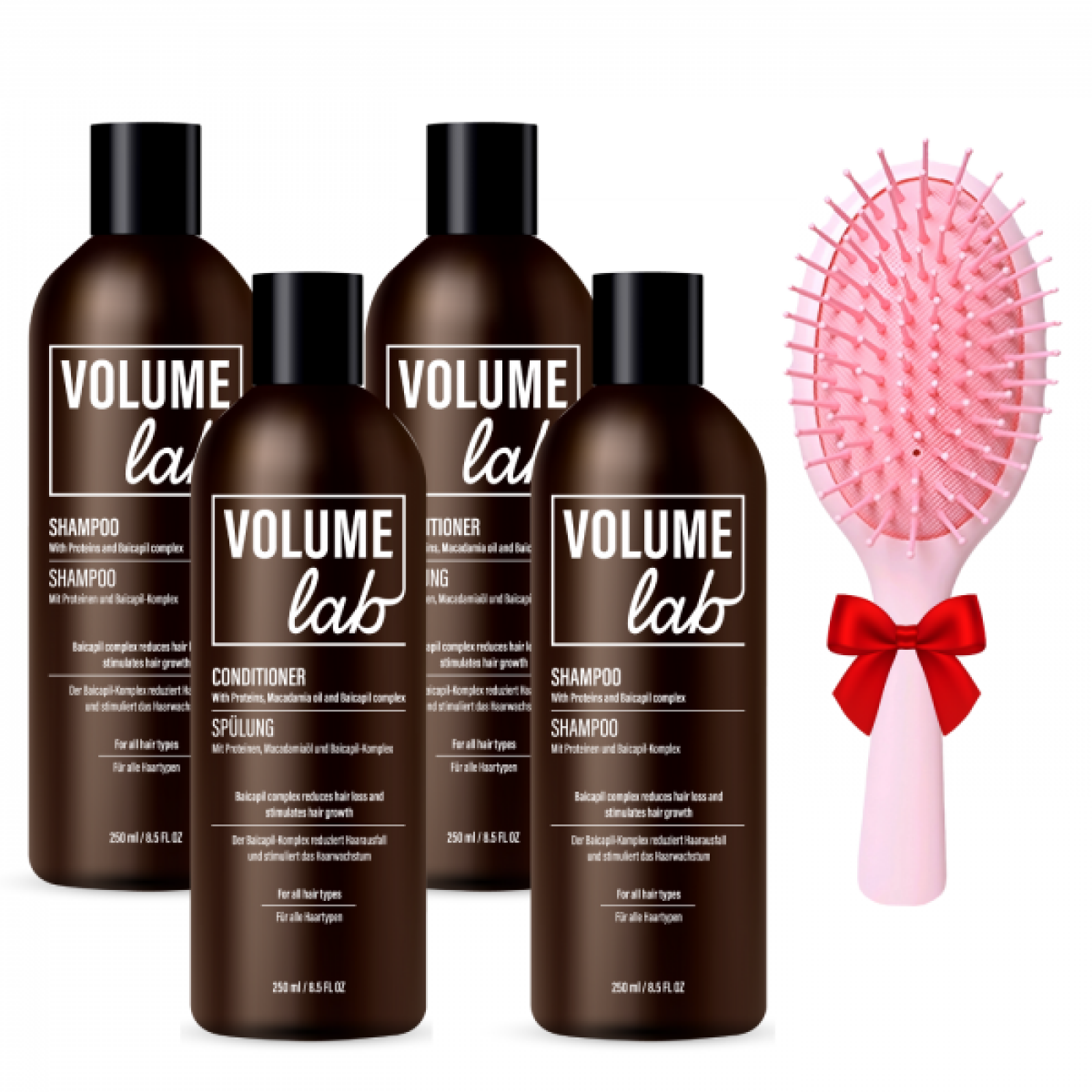 Volume Lab Shampoo und Spülung + zusätzliches Geschenk-Set Volume Lab Shampoo und Spülung + zusätzliches Geschenk-Set