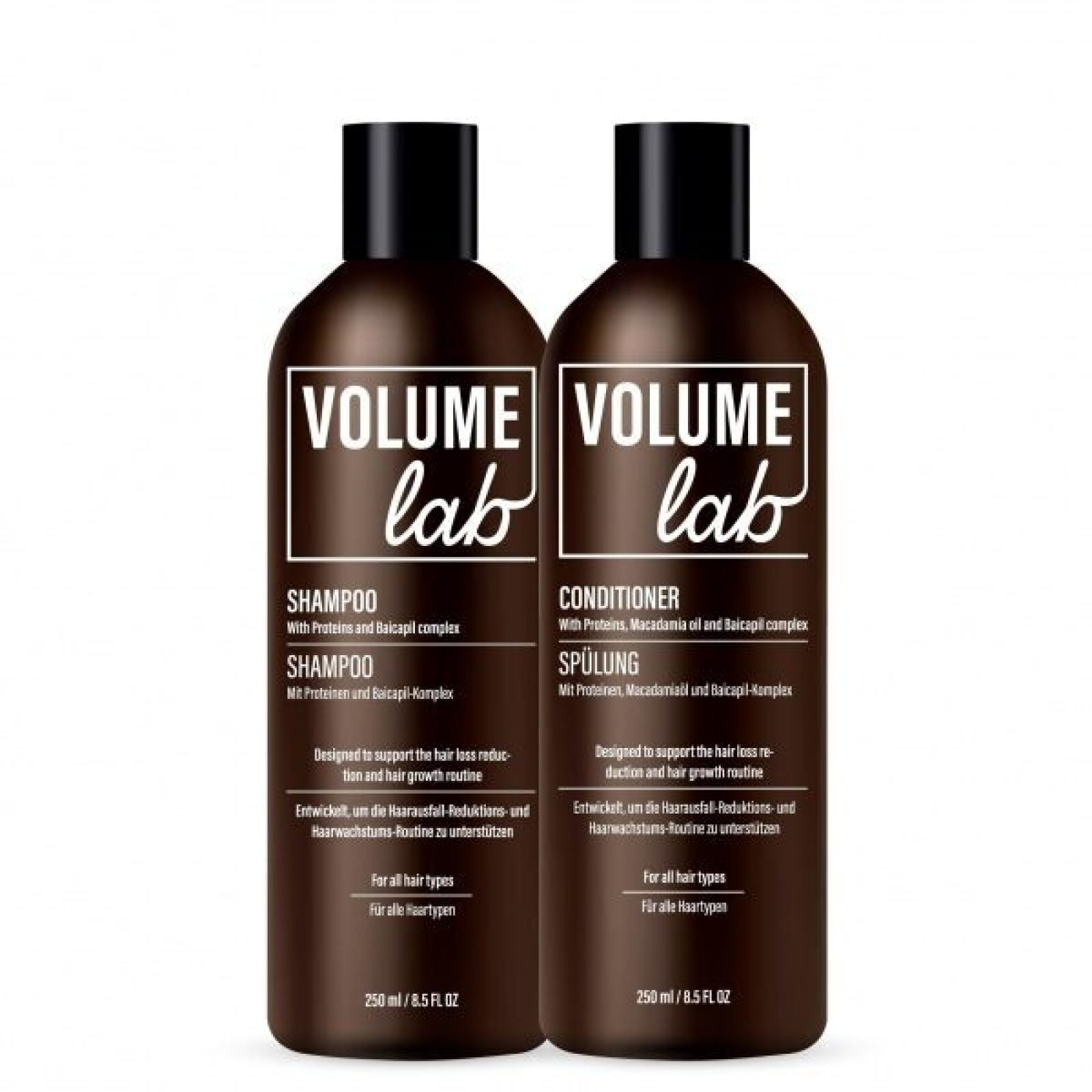 Volume Lab Shampoo und Spülung - fördern neues Haarwachstum Volume Lab Shampoo und Spülung - fördern neues Haarwachstum