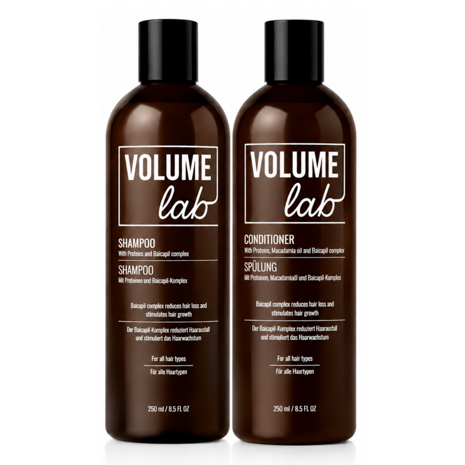 Volume Lab Shampoo und Spülung - fördern neues Haarwachstum Volume Lab Shampoo und Spülung - fördern neues Haarwachstum