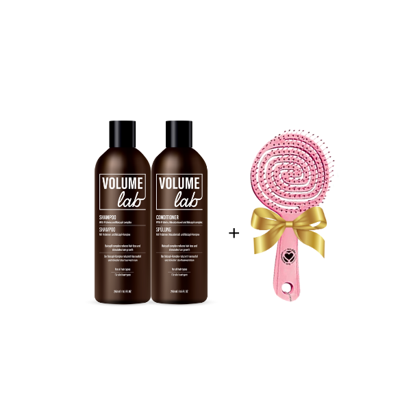  Volume Lab Set: Shampoo und Conditioner + Kamm als Geschenk