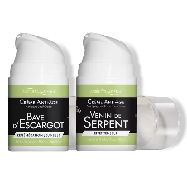 Tages- & Nachtcreme mit Schneckensekret und Syn-Ake® (wirkt wie Botox) Tages- & Nachtcreme mit Schneckensekret und Syn-Ake® (wirkt wie Botox)